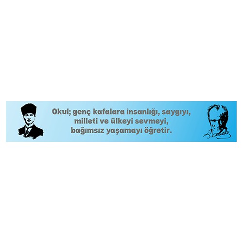 Atatürk Kiriş Yazısı