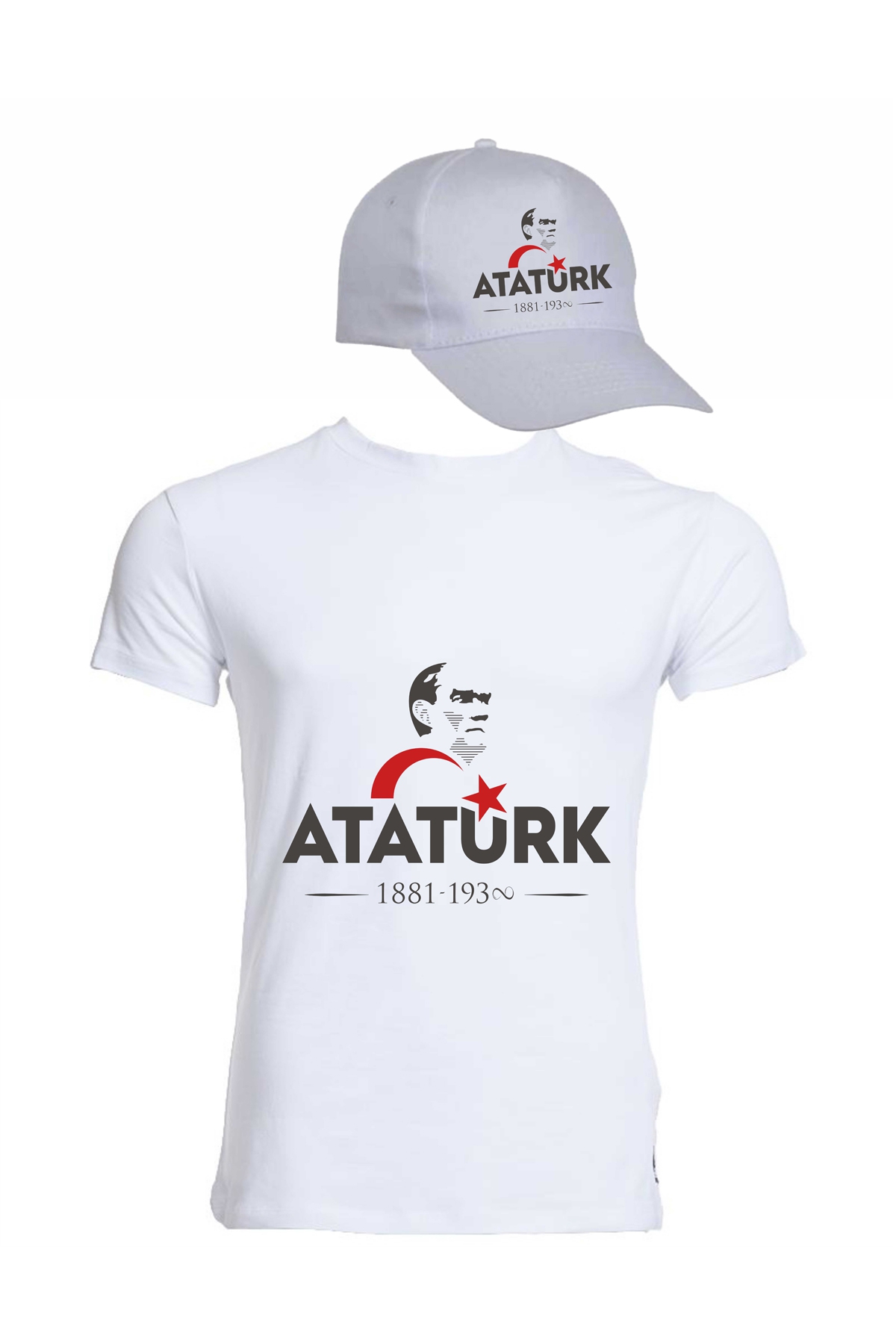 10 Kasım Baskılı  Tişört Ve Şapka