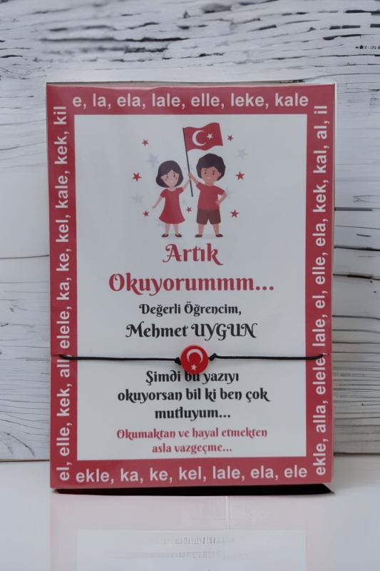 Artık Okuyorum İsimli Şans Bilekliği