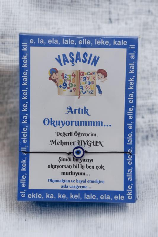 Artık Okuyorum İsimli Şans Bilekliği