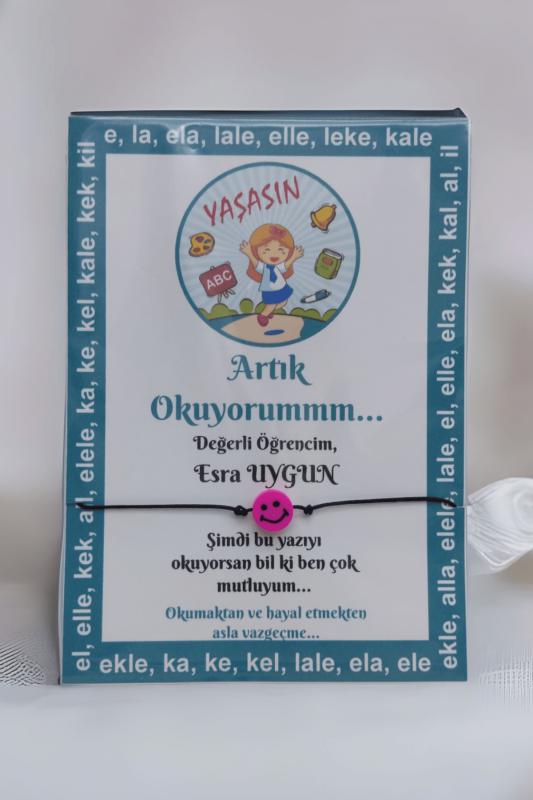 Artık Okuyorum İsimli Şans Bilekliği