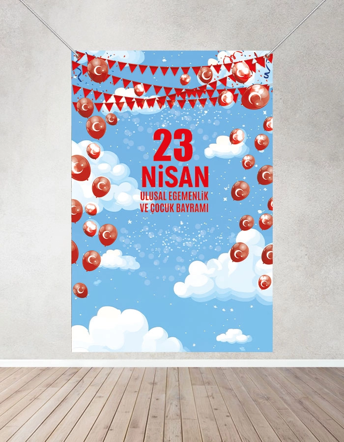 23 Nisan Hatırası Branda Afişi 160x200