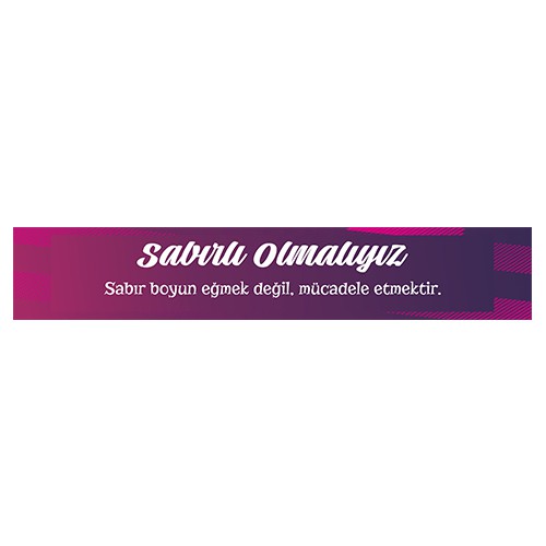 Değerler Eğitimi Kiriş Yazısı