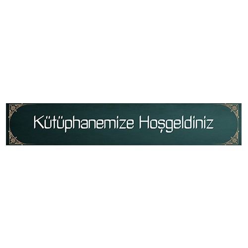 Kütüphane Kiriş Yazısı