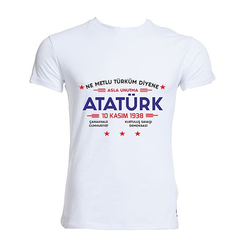 Atatürk Baskılı Tişört T4