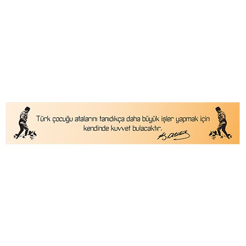 Atatürk Kiriş Yazısı