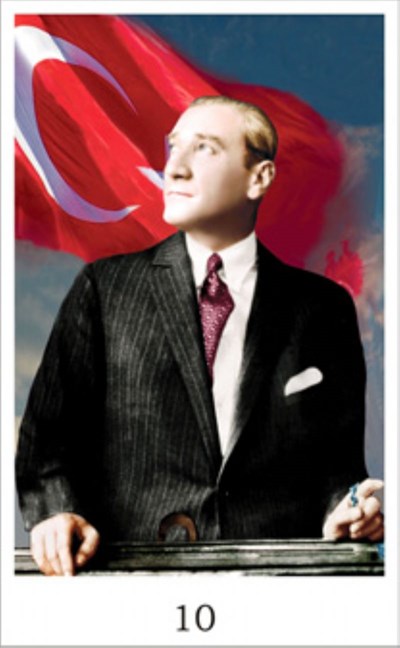 Atatürk Posteri (100 Cm X 150 Cm) Bez Digital Baskı