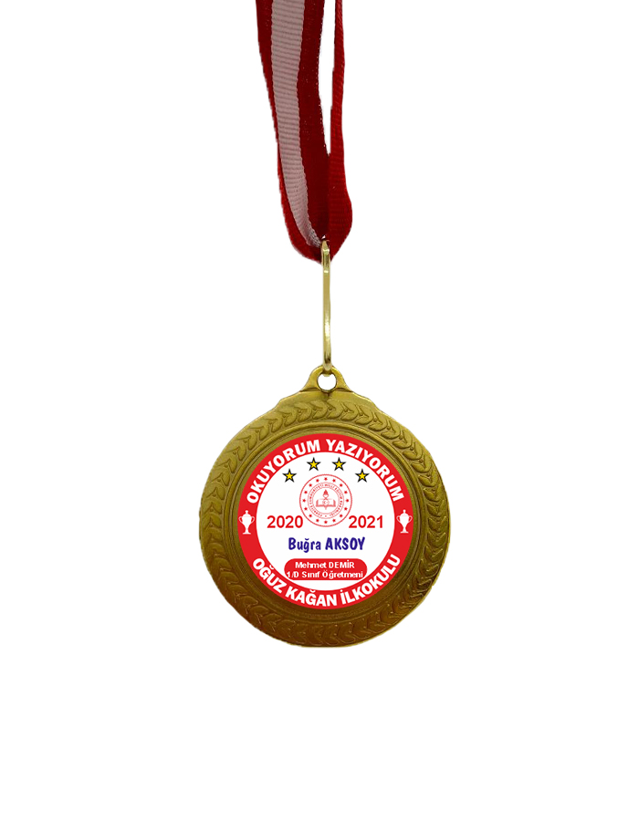 Okuyorum Yazıyorum Madalyası 25 (İsimli)