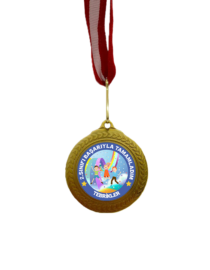 2. Sınıfı Başarıyla Tamamladım Madalyası