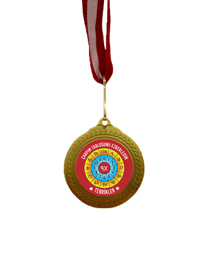 Çarpma İşlemi Başarı Madalyası