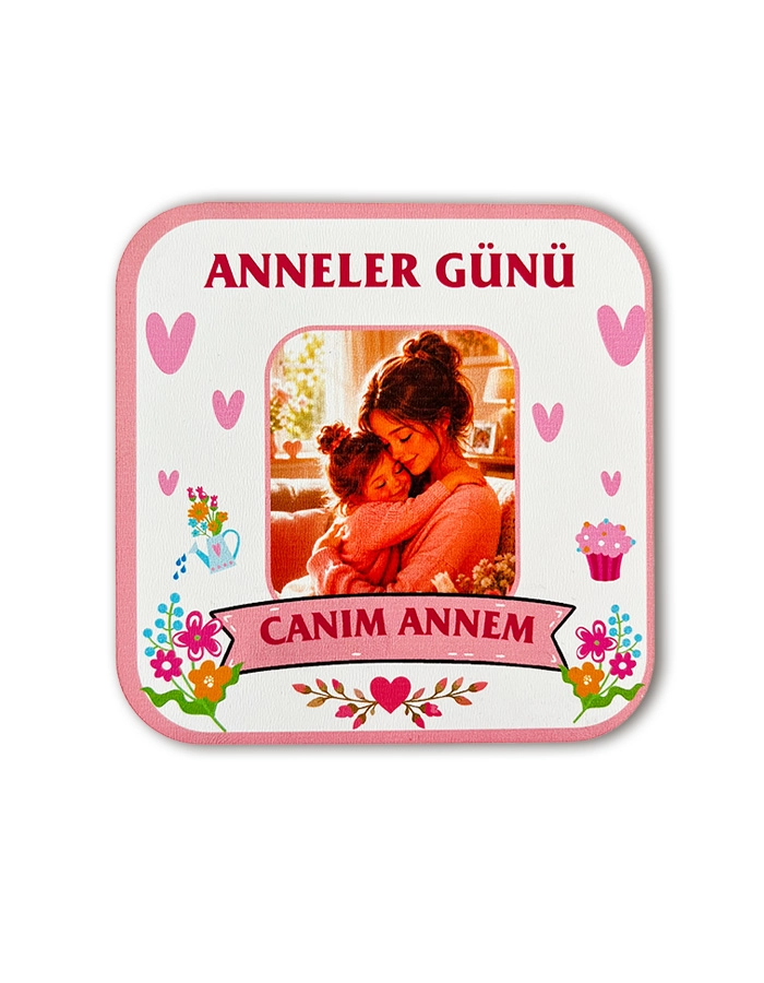 Anneler Günü Hediyesi Ahşap Magnet
