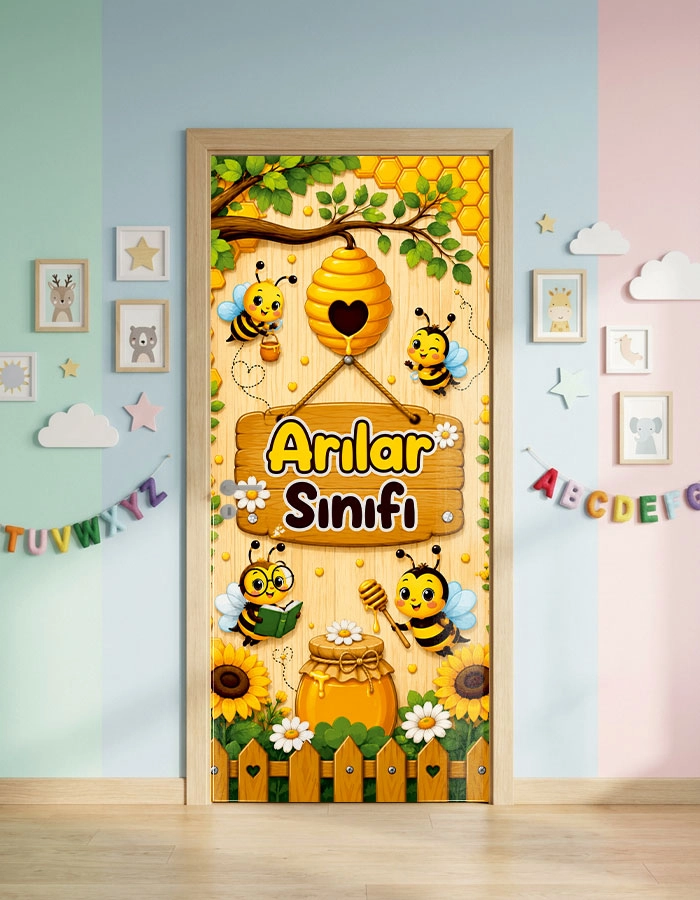 Anasınıfı Kapı Giydirme (Arılar)