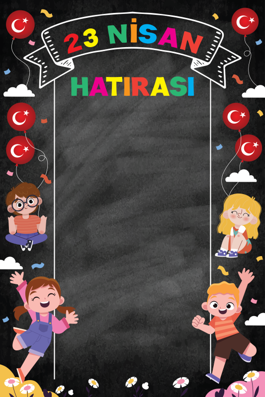 23 Nisan Hatırası Branda Afişi 100x150