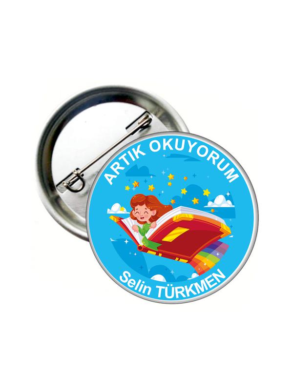 Artık Okuyorum Rozeti 21 (İsimli)