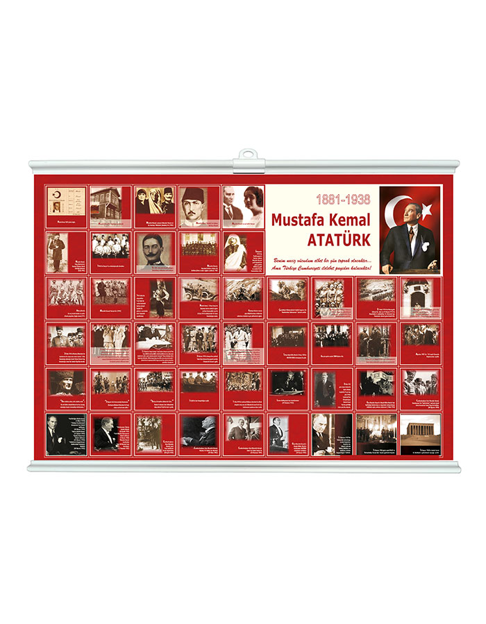 Atatürk Köşesi 70x100 Çıtalı