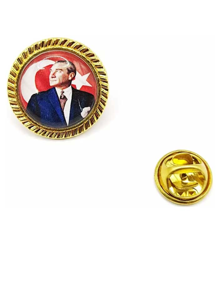 29 Ekim Hediyesi Atatürk Yaka Rozeti
