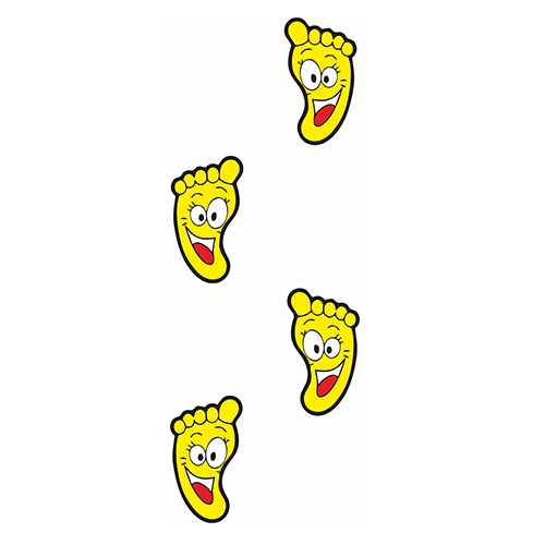 Ayak İzi Sticker (20 Çift)