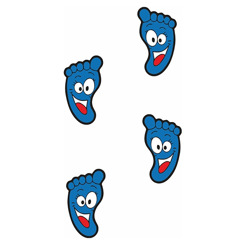 Ayak İzi Sticker (20 Çift)