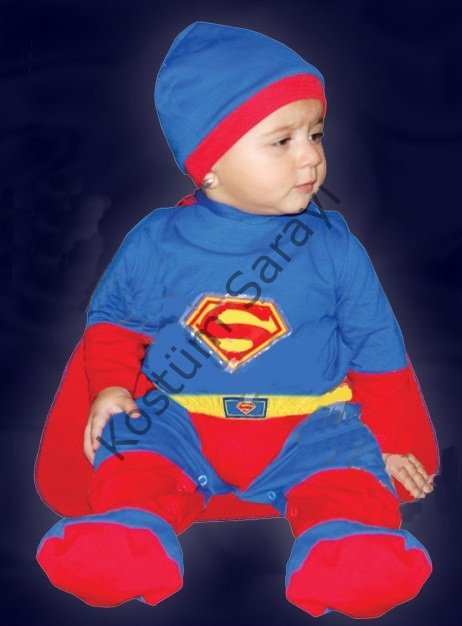 Bebek Superman Kostümü