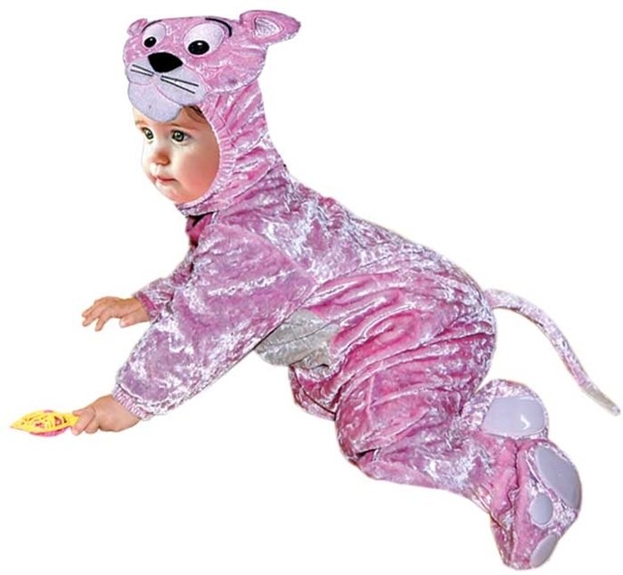 Bebek Pembe Panter Kostümü