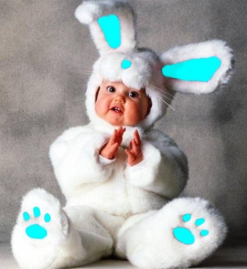 Bebek Tavşan Kostümü Model-3