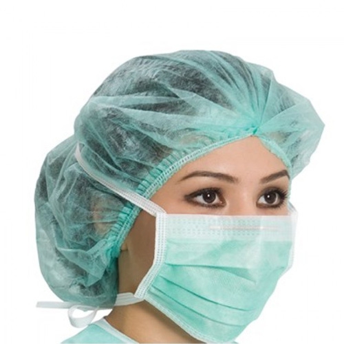 Bağcıklı Full Ultrasonik Burun Telli Tek Kullanımlık 3 Katlı Cerrahi Maske