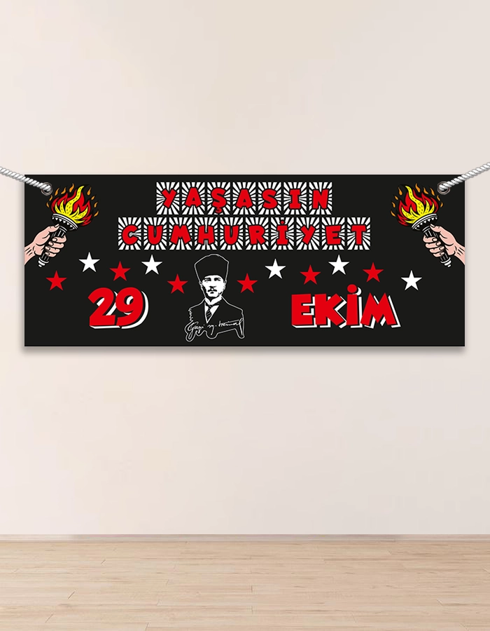 29 Ekim Cumhuriyet Bayramı Hatıra Fotoğraf Panosu 150x300