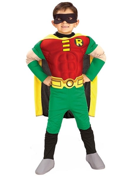Teen Titan Robin Kostümü Kaslı