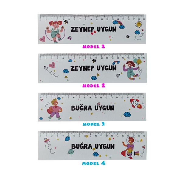 Ahşap Cetvel Kitap Ayracı