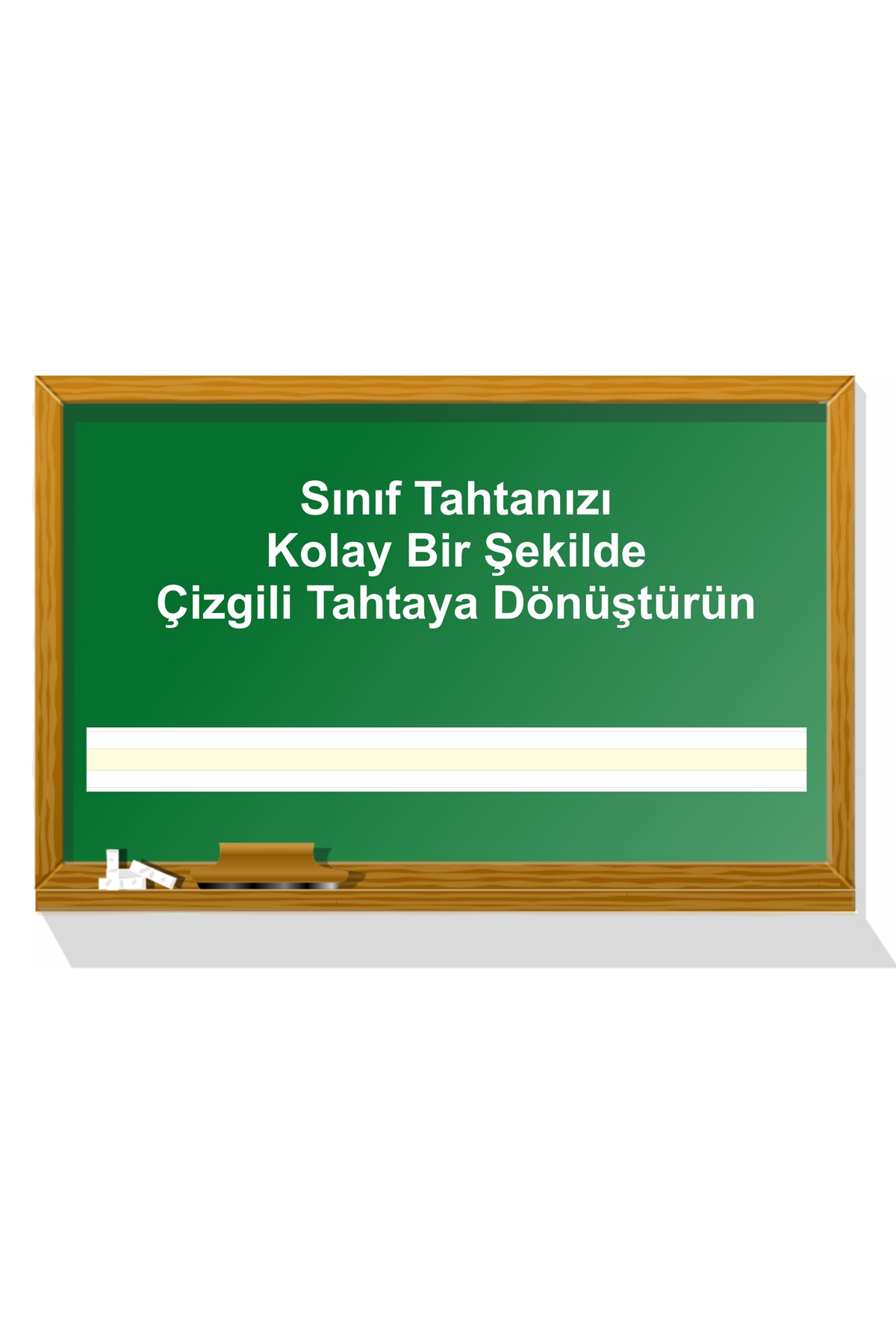 Çizgili Tahta Folyosu (1. Sınıflar İçin)