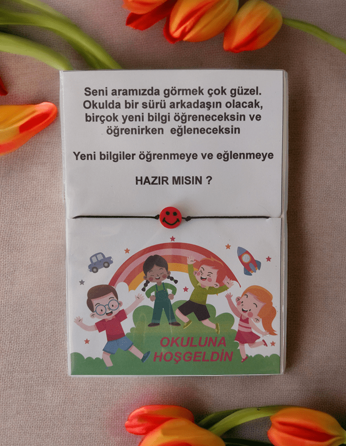 Okula Hoşgeldin Hediyesi Şans Bilekliği