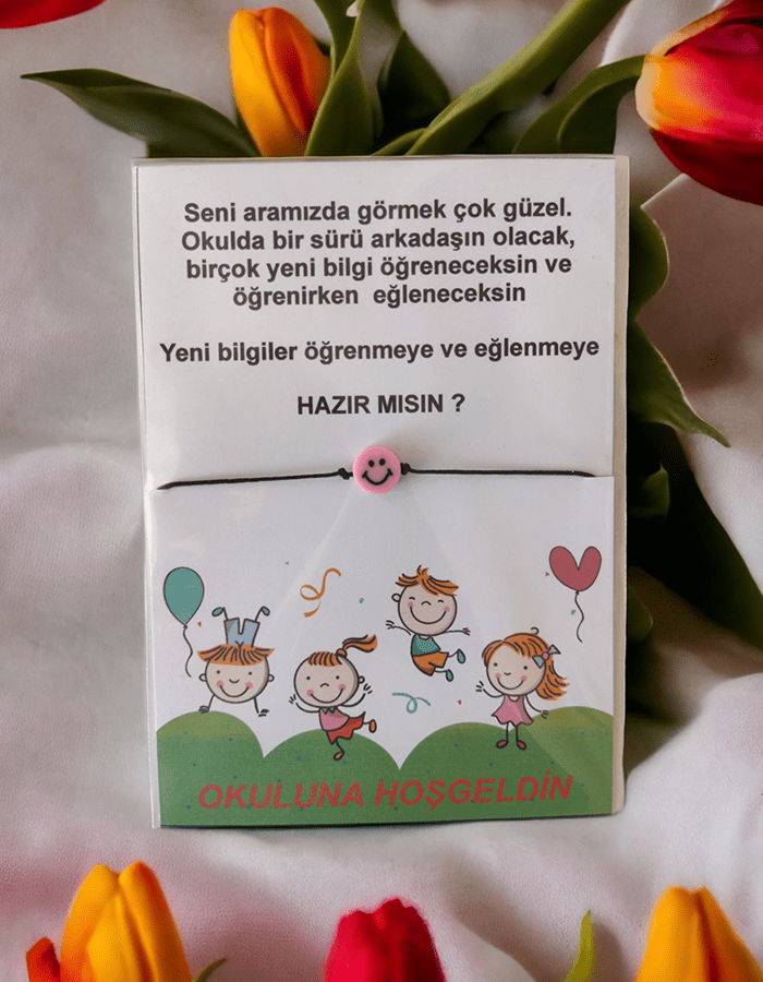 Okula Hoşgeldin Hediyesi Şans Bilekliği