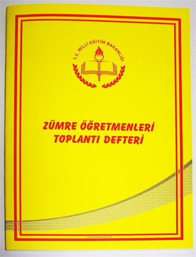 Zümre Öğretmenler Toplantı Defteri (100 Sayfalık)