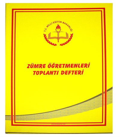 Zümre Öğretmenler Toplantı Defteri (200 Sayfalık)