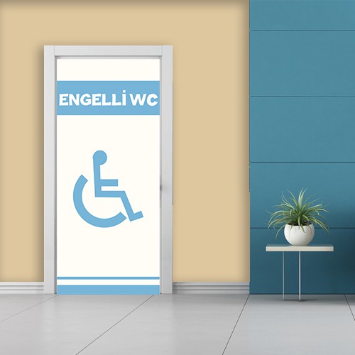 Engelli WC Kapı Giydirme