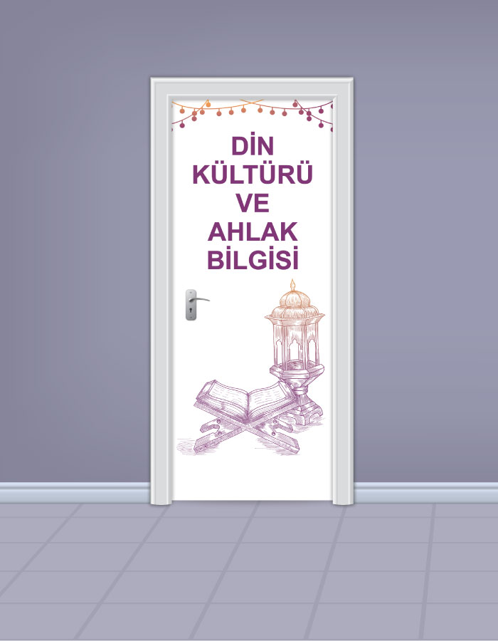 Din Kültürü Dersi Kapı Giydirme