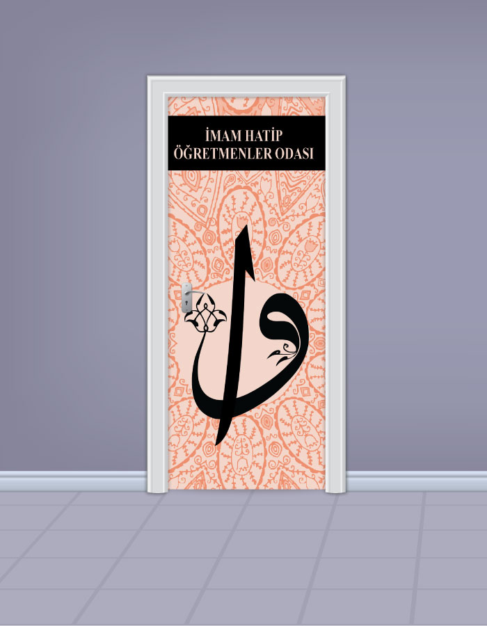 Öğretmenler Odası Kapı Giydirme