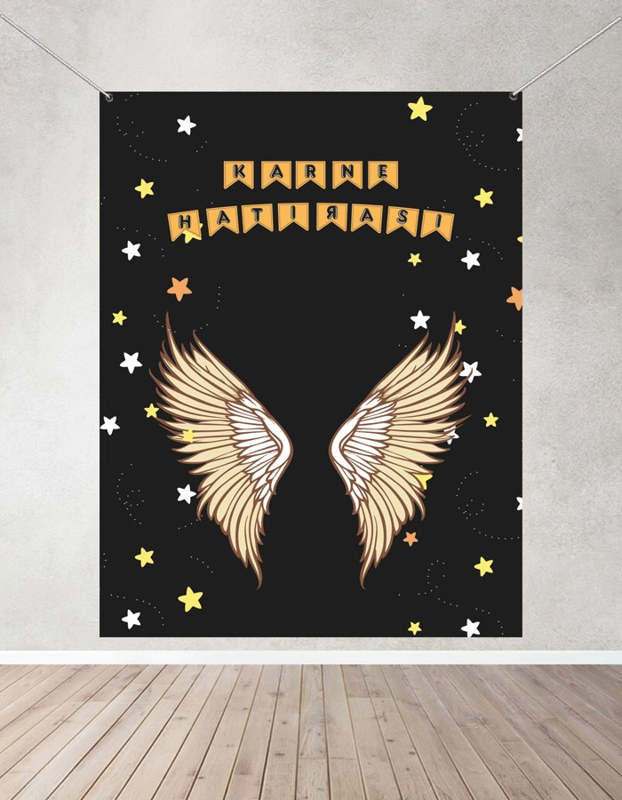 Karne Hatırası Fotoğraf Panosu Branda 160x200