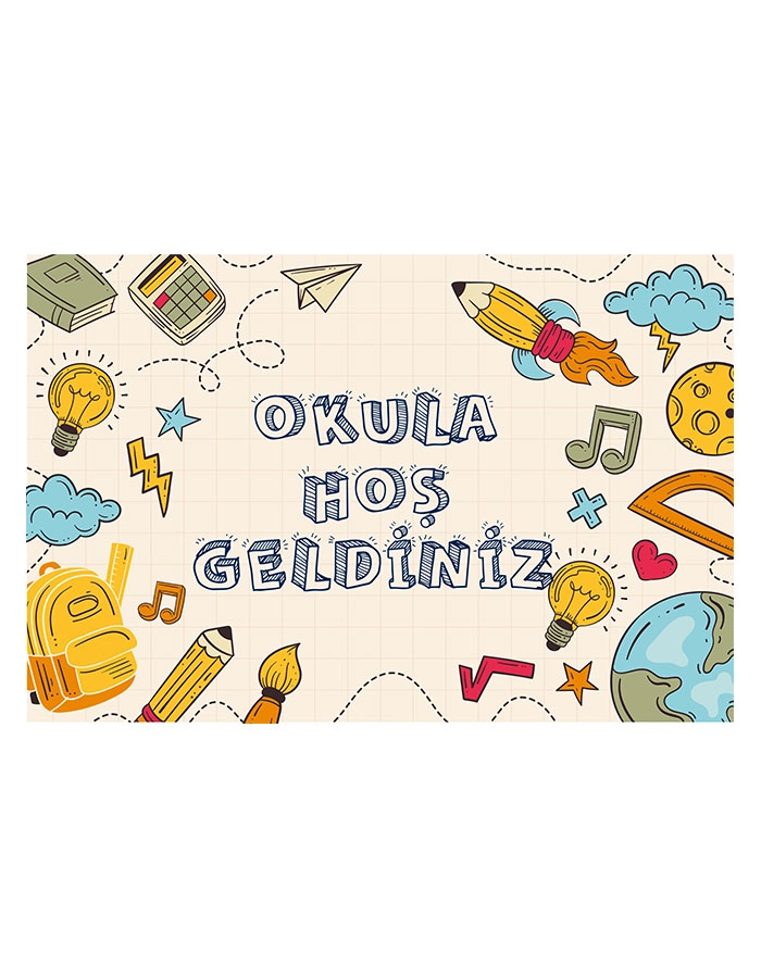 Okula Hoşgeldiniz Afişi
