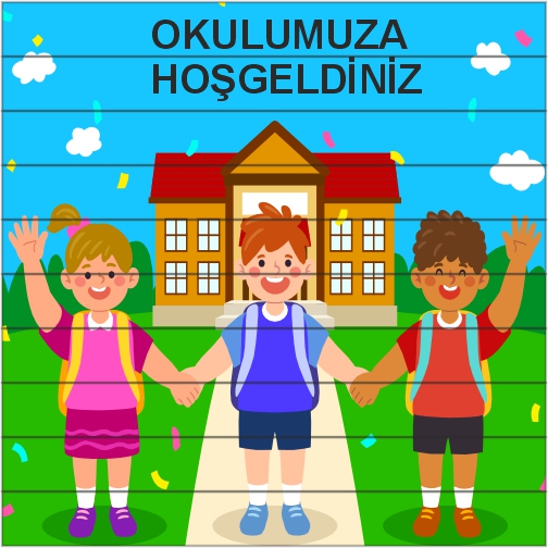 Hoşgeldiniz Merdiven Giydirme (Laminasyonlu)