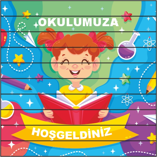 Hoşgeldiniz Merdiven Giydirme (Laminasyonlu)