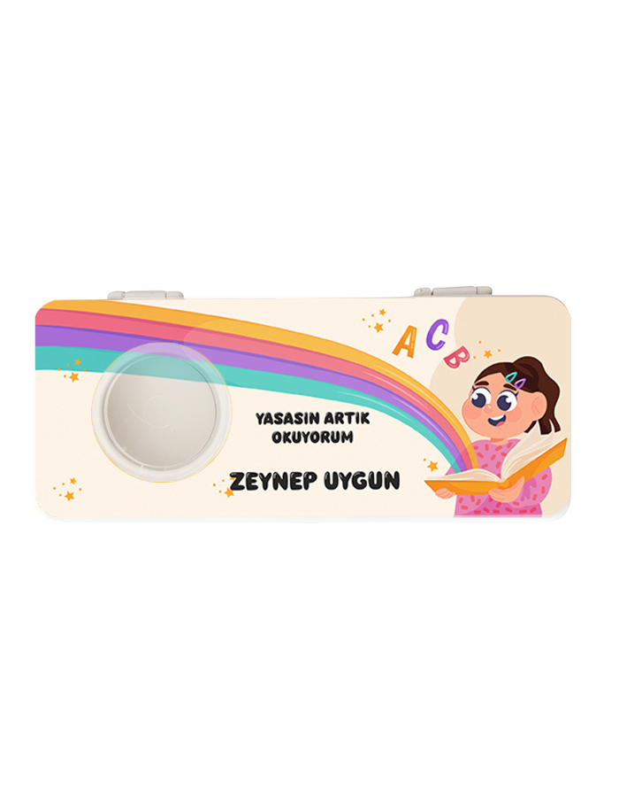 UV Baskılı Artık Okuyorum Plastik Kalemlik