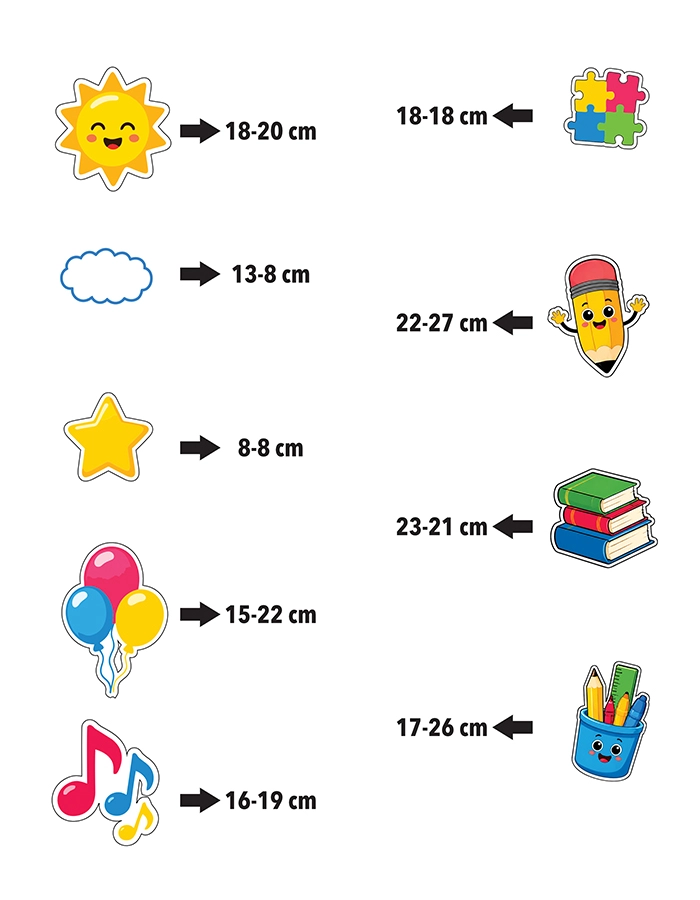 Okula Hoşgeldin Kapı Süsleme Stickerları