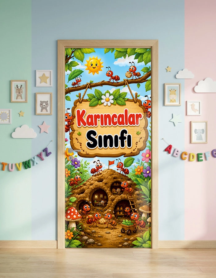 Anasınıfı Kapı Giydirme (Karıncalar)