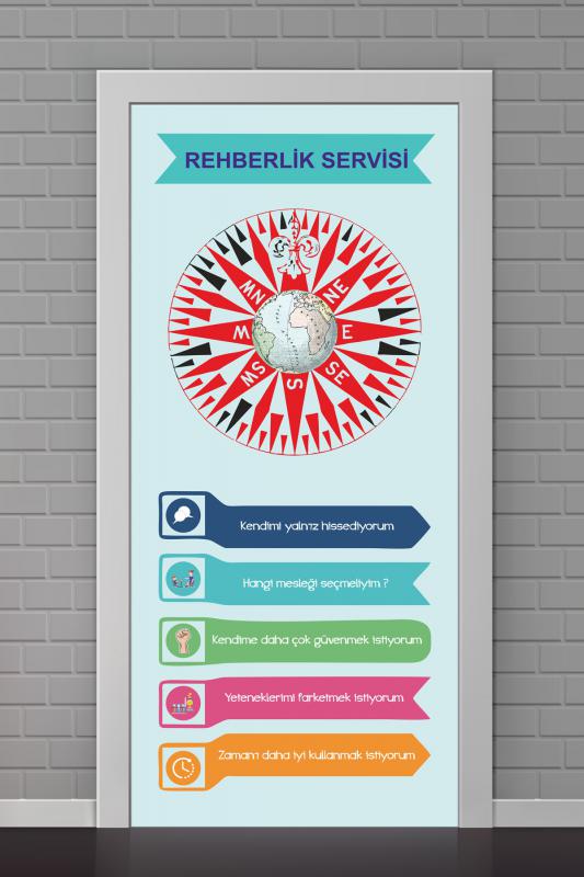 Rehberlik Servisi Kapı Giydirme