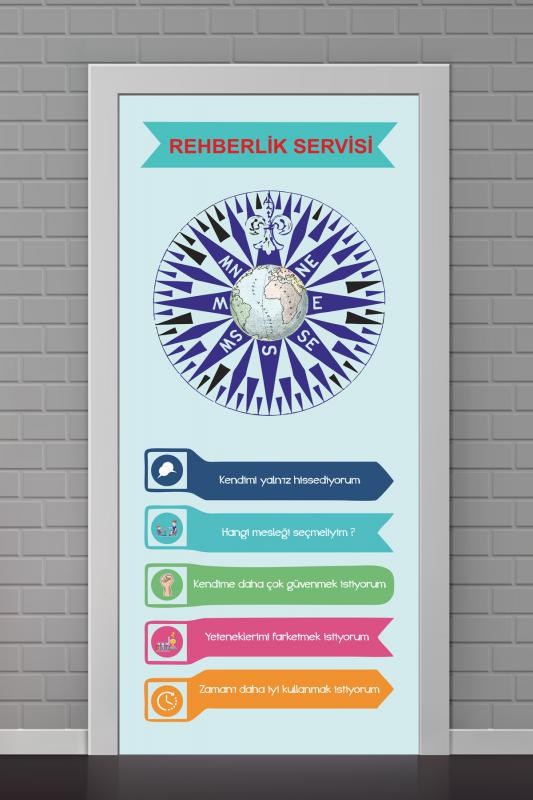 Rehberlik Servisi Kapı Giydirme