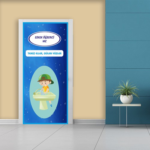 Erkek Öğrenci WC Kapı Giydirme 3