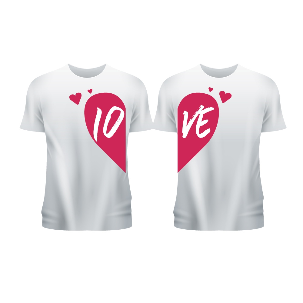 Sevgililer Günü Çift Tişörtü
