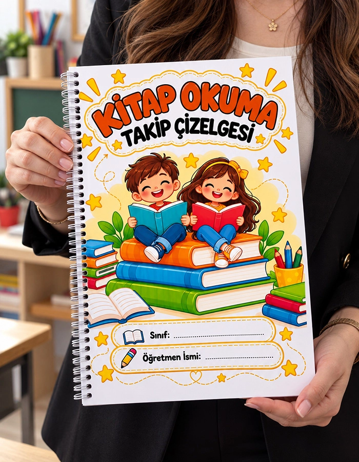 Kitap Okuma Takip Çizelgesi – 40 Öğrencilik