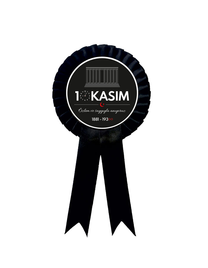 10 Kasım Kokartı 3 Adet 